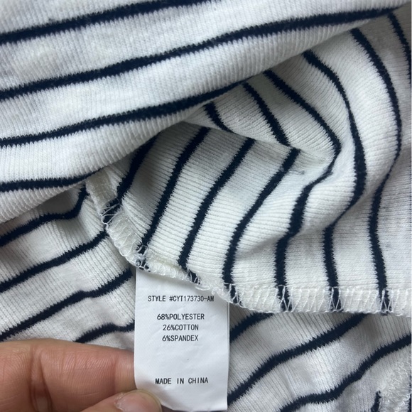 Code x Mode Striped Tie Back Top S103-50 - Picture 5 of 5